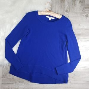 Diane von Furstenberg blue cashmere sweater